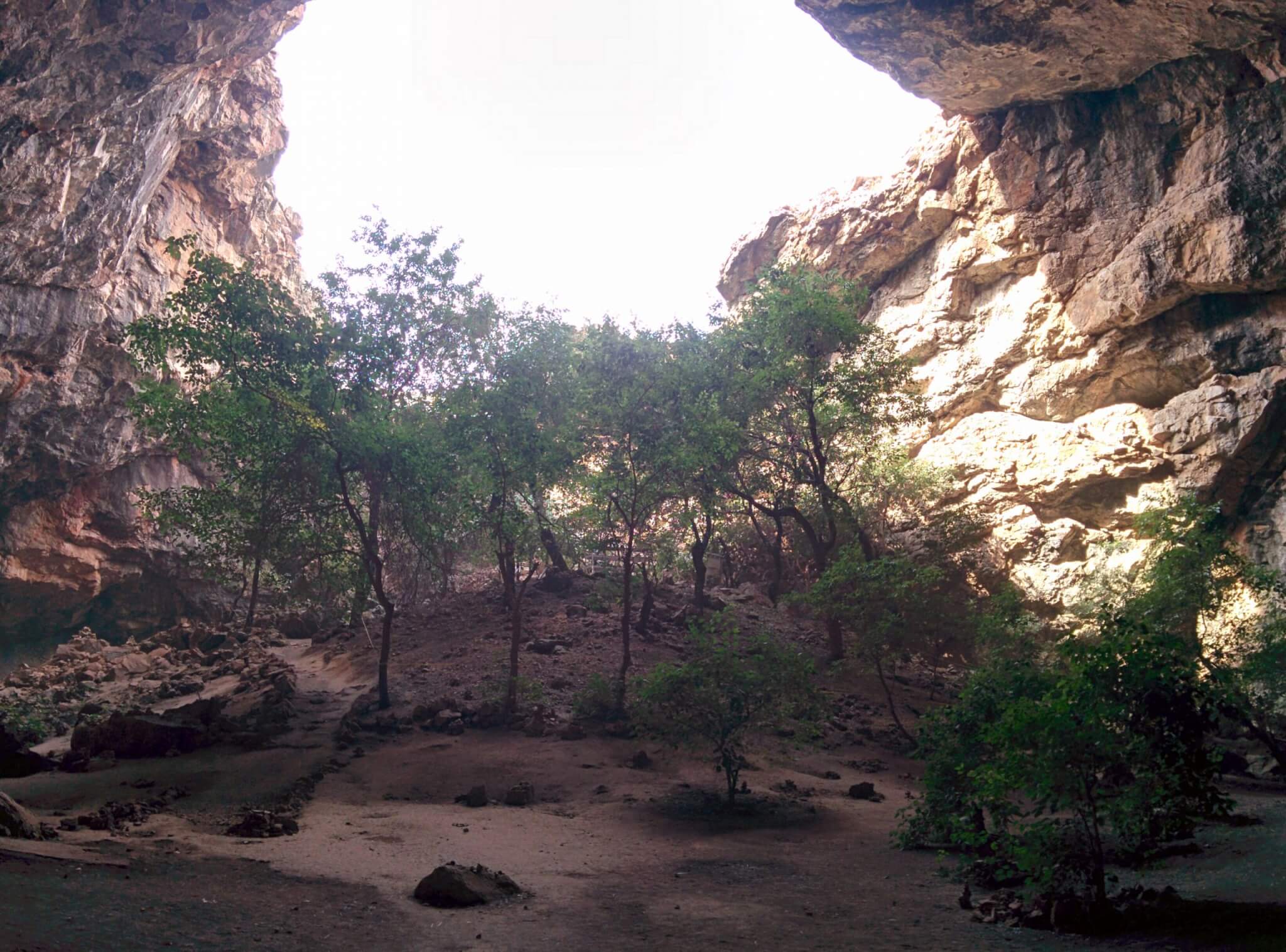 Akmechet cave is close to Shymkent