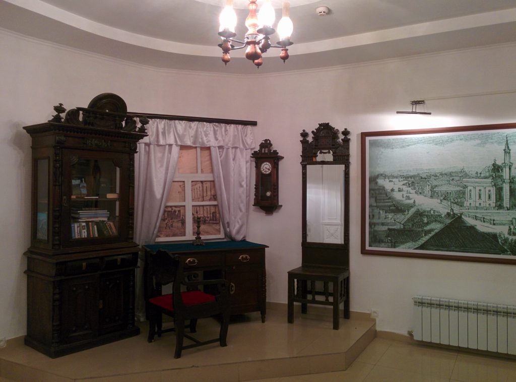 Abay Qunanbaiuly working room in Khakim Abay Museum in Shymkent. 