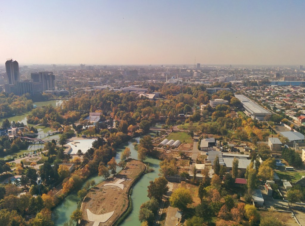 Info Shymkent - View to the city center of Tashkent