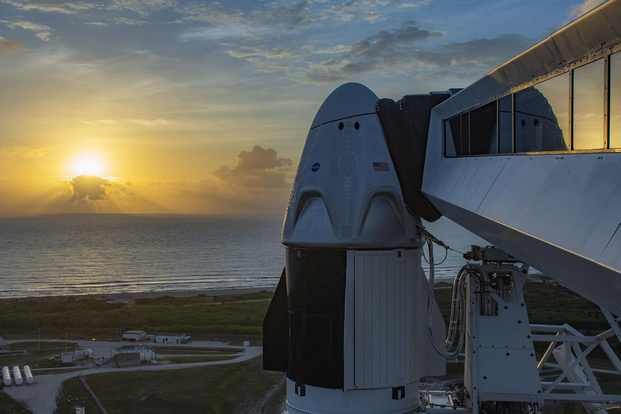 Info Shymkent - Crew Dragon is ready for its 1st crewed flight (Image: SpaceX)