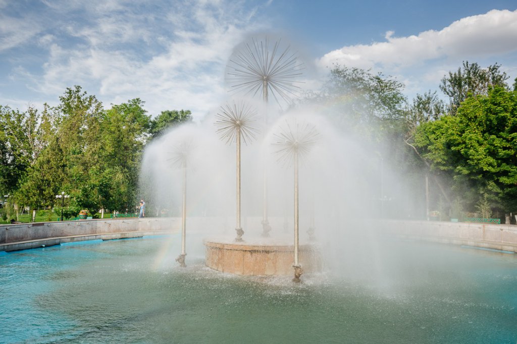 Info Shymkent - Water Fountain in Central Park, Shymkent