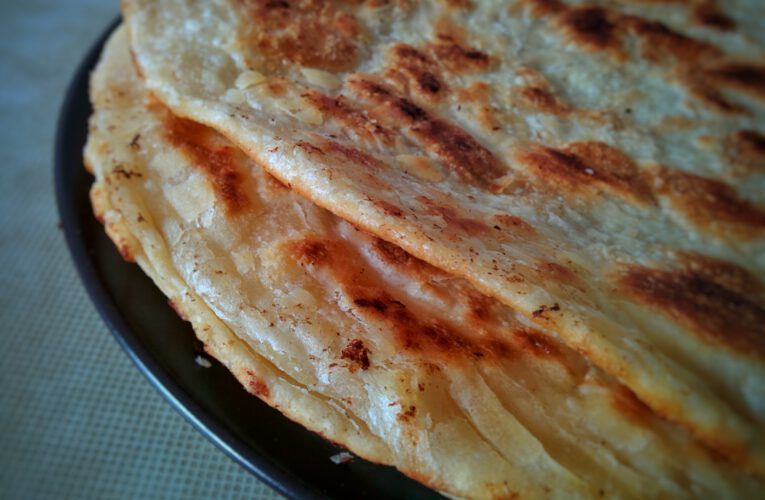 Frying Kattama bread