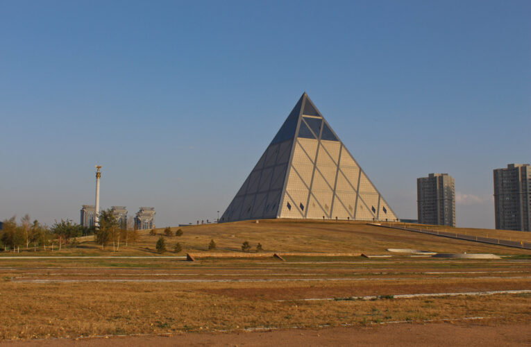 A modern pyramid in Kazakhstan