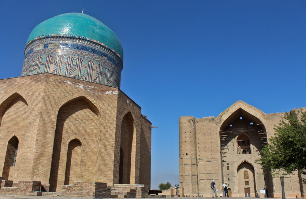 Info Shymkent - View of the Yasawi Mausoleum in Turkistan