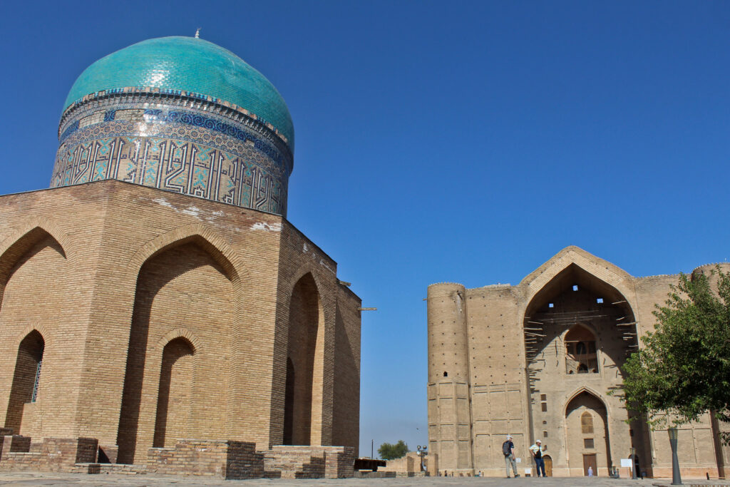 Info Shymkent - View of the Yasawi Mausoleum in Turkistan