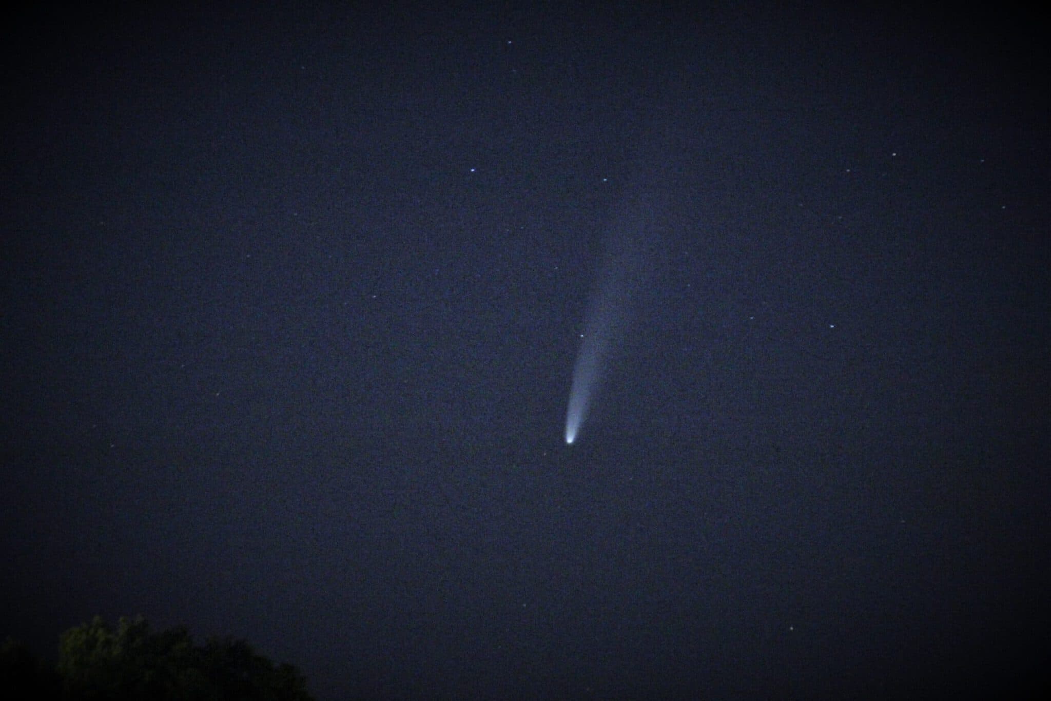 Comet Neowise over Kazakhstan