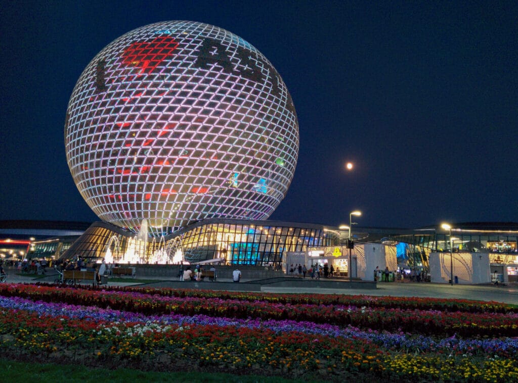 Info Shymkent - Night view of Expo 2017 in Astana (Nur-Sultan)
