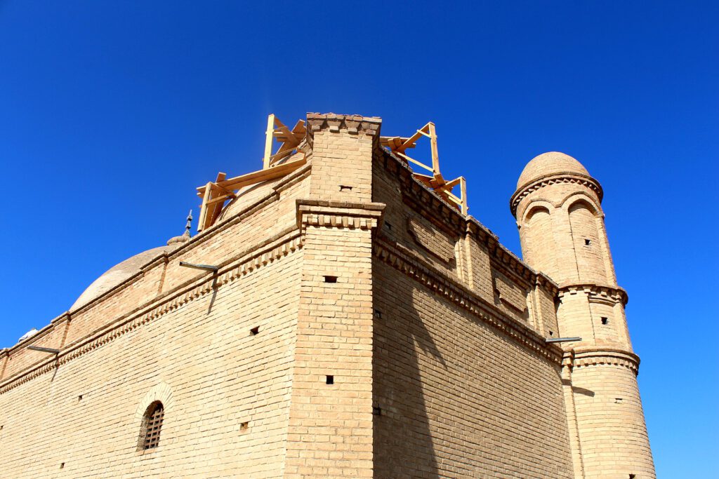 Info Shymkent - Brick work of Arystan Bab mausoleum