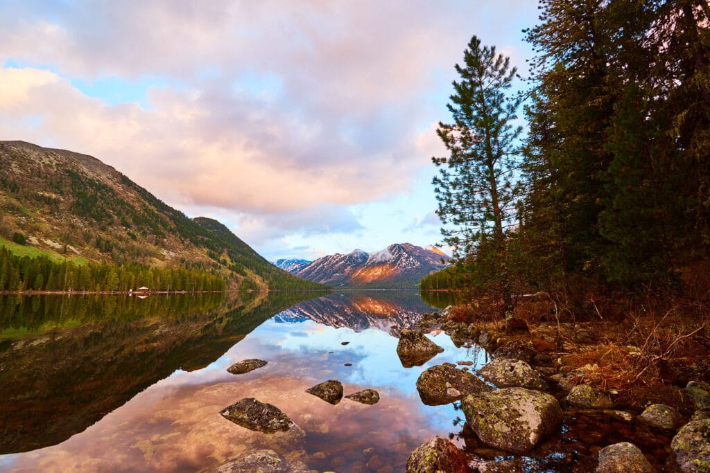 Info Shymkent - Photo by Yerbolat Shadrakhov of Lake Rakhmanovskoe in Altai region of Kazakhstan