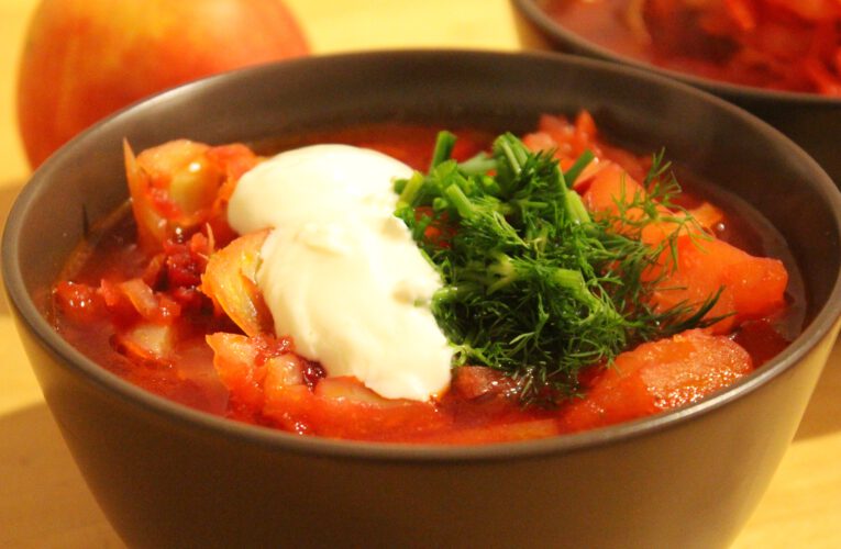 Vegetarian Borscht at Vegetarian Day