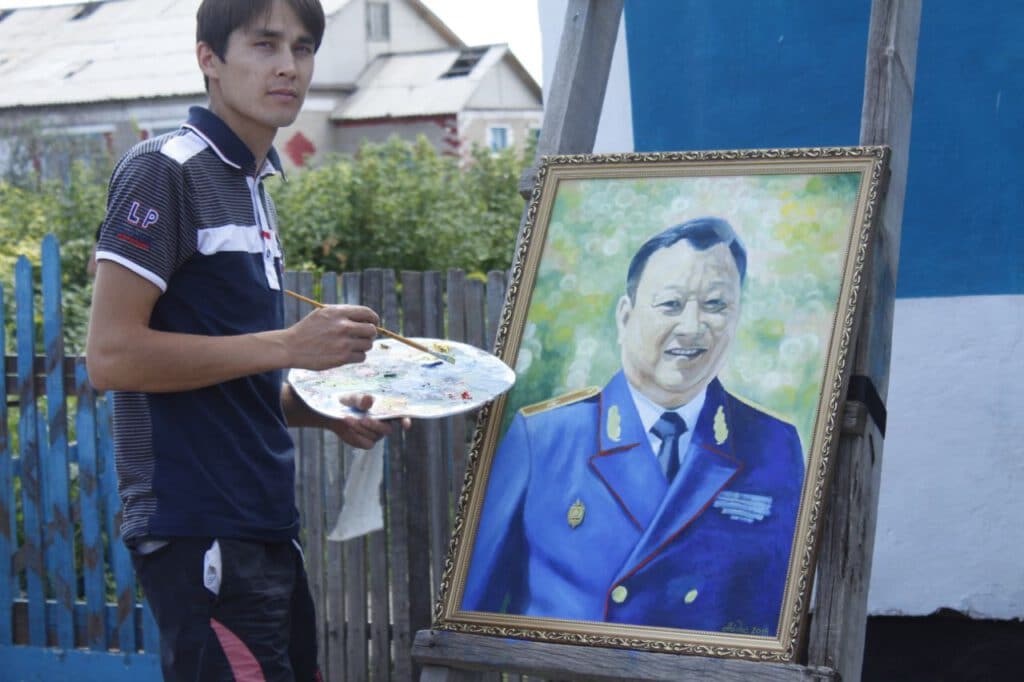 Info Shymkent - Another skill of Aidos Esmagambetov: Painting