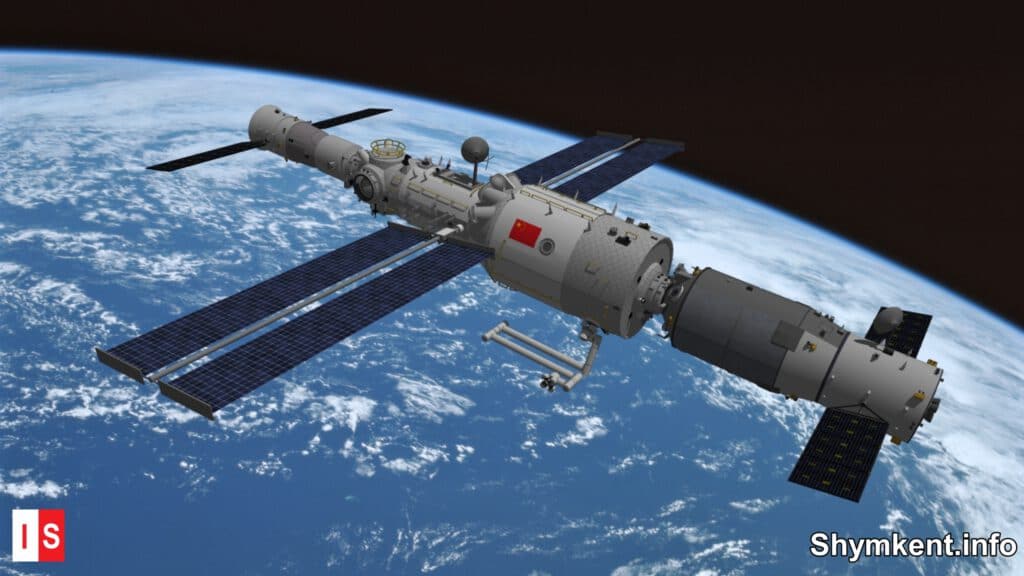 Info Shymkent - Current Configuration of China's Space Station after docking of Shenzhou 12