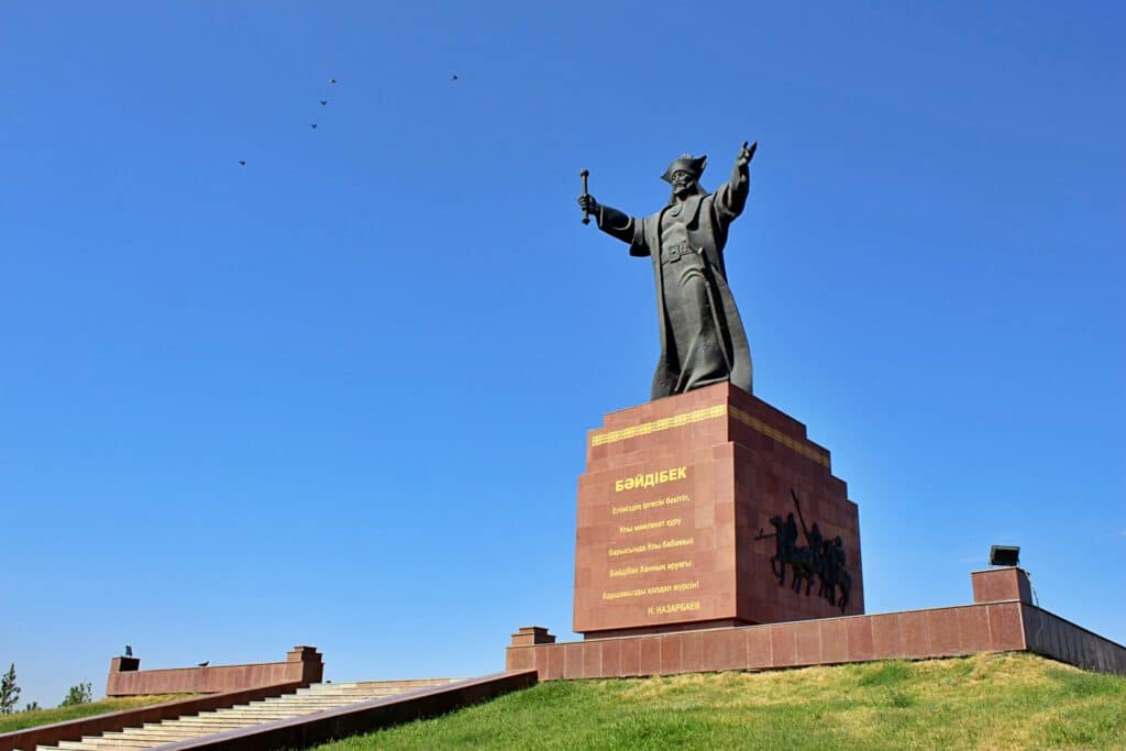 Info Shymkent - Baydibek Bi monument in Shymkent, Kazakhstan