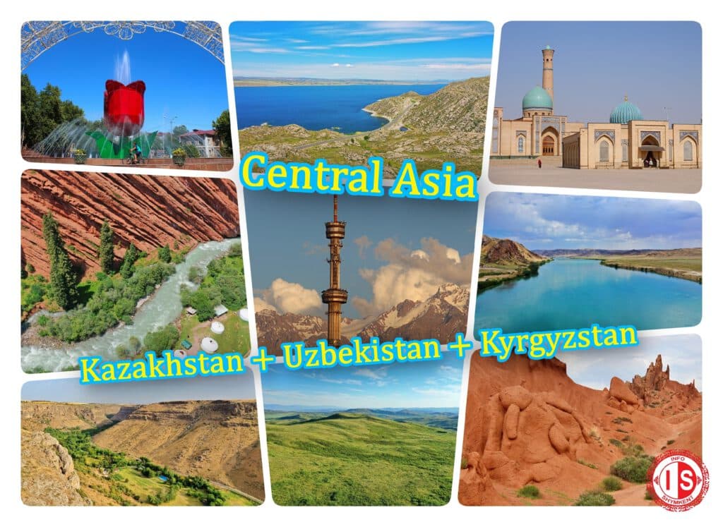 Info Shymkent - Postcard from Central Asia (Kazakhstan + Uzbekistan + Kyrgyzstan)
