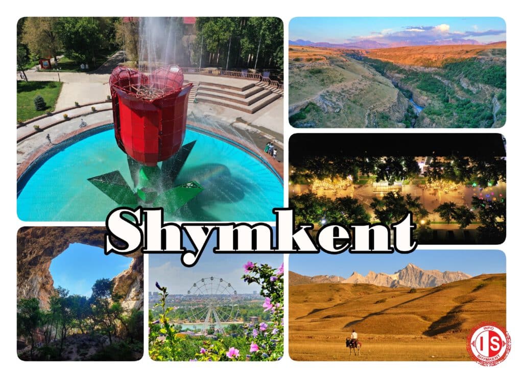 Info Shymkent - Postcard from city Shymkent in Kazakhstan (Fresh Design)