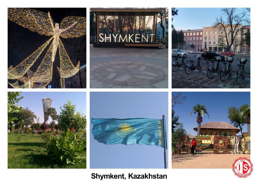 Info Shymkent - Postcard from city Shymkent in Kazakhstan (Classic Design)