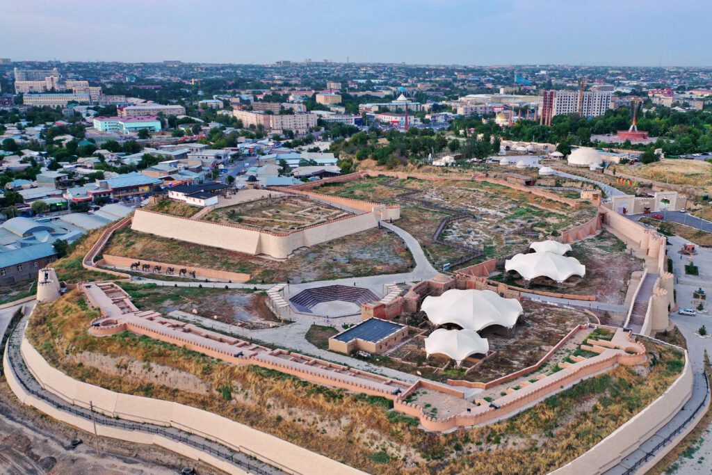 Info Shymkent - Bird view of Shymkent's big tourist attraction - the Shymkent fortress