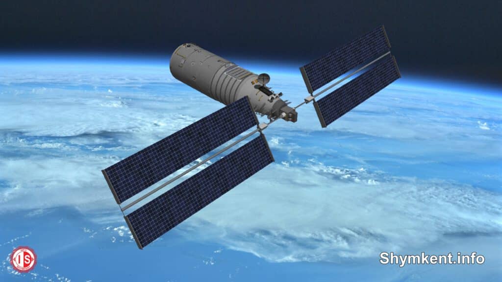 Info Shymkent - Illustration of the science module module Mengtian of the Chinese modulare space station Tiangong