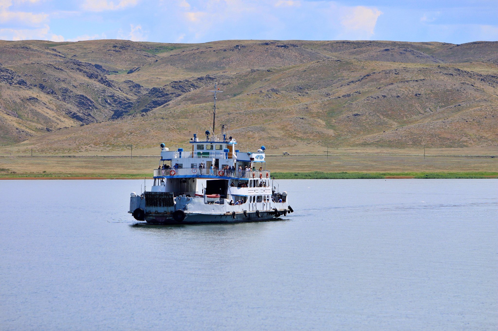 Info Shymkent - Crossing the mighty Irtysh River in Kazakhstan