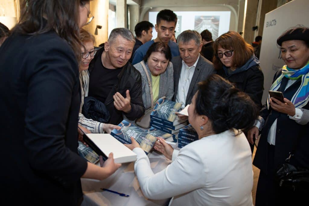 Info Shymkent - Autograph session after a book presentation of "Atomic Steppe" by Togzhan Kassenova in Almaty, Kazakhstan