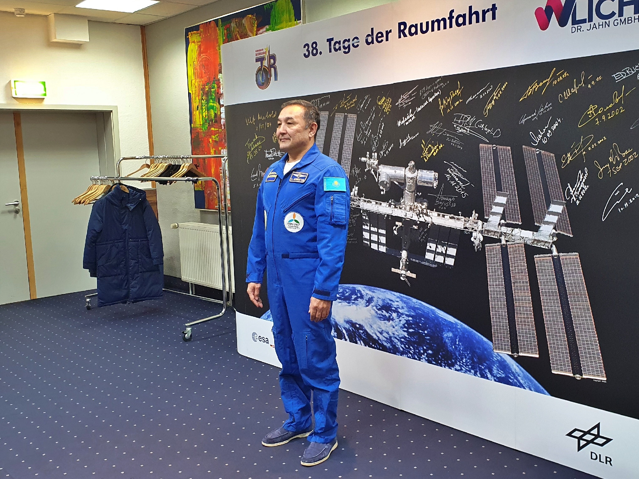 Info Shymkent - Tage der Raumfahrt with Kazakh Cosmonaut Aidyn Aimbetov