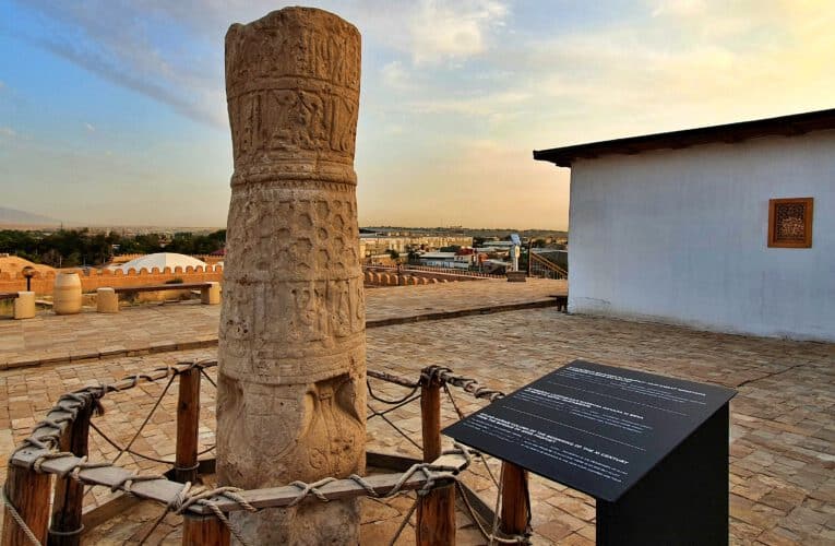 The mystic stone column of Sayram