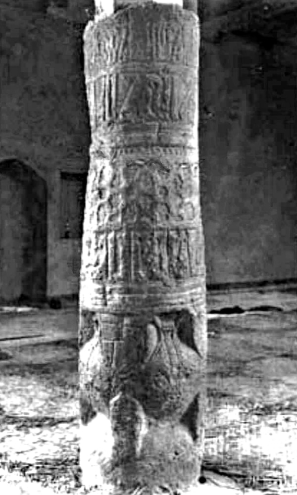 Info Shymkent - Stone column of Sayram in Idris-paygambara mosque