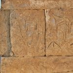 Info Shymkent - Anicent graffiti on the Kuyeutam Mausoleum in Mangystau region of Kazakhstan