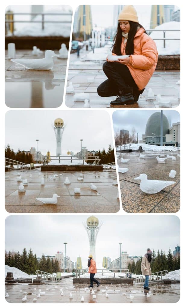 Info Shymkent - Artist Aisulu Dräger and the project Qustar Keldi