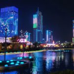 Info Shymkent - Light and Water Show at Tashkent City in Uzbekistan