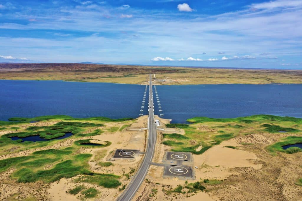 Info Shymkent - Bridge over the Bukhtarma reservoir in East Kazakhstan