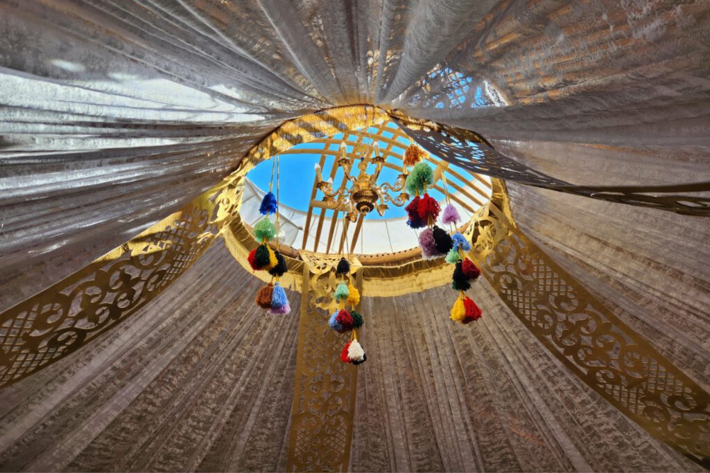 Info Shymkent - Shanyrak of a yurt at Altaifest 2026 in Katon-Karagay